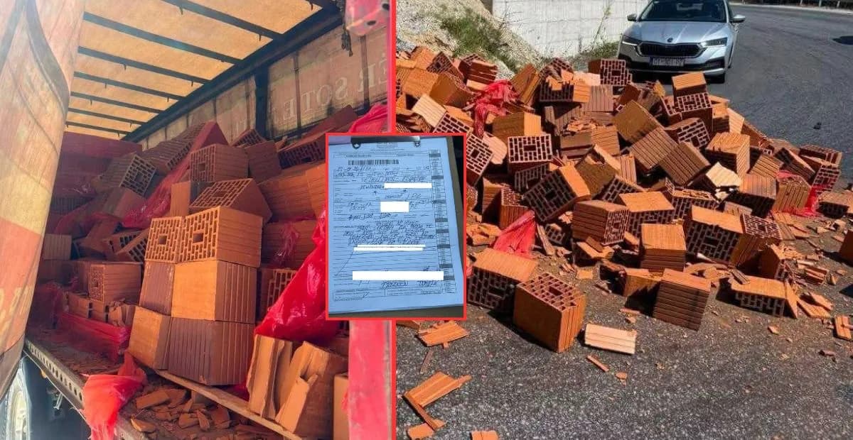 Bllokat bien nga kamioni në rrugën Zhur–Dragash, gjobitet shoferi me 300 euro