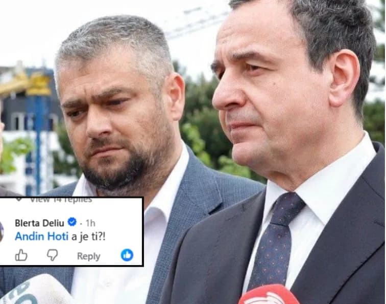 Andin Hoti në stilin e VV-së e shkruan një postim plot akuza për partitë e tjera, Blerta Deliu i komenton: A je ti?