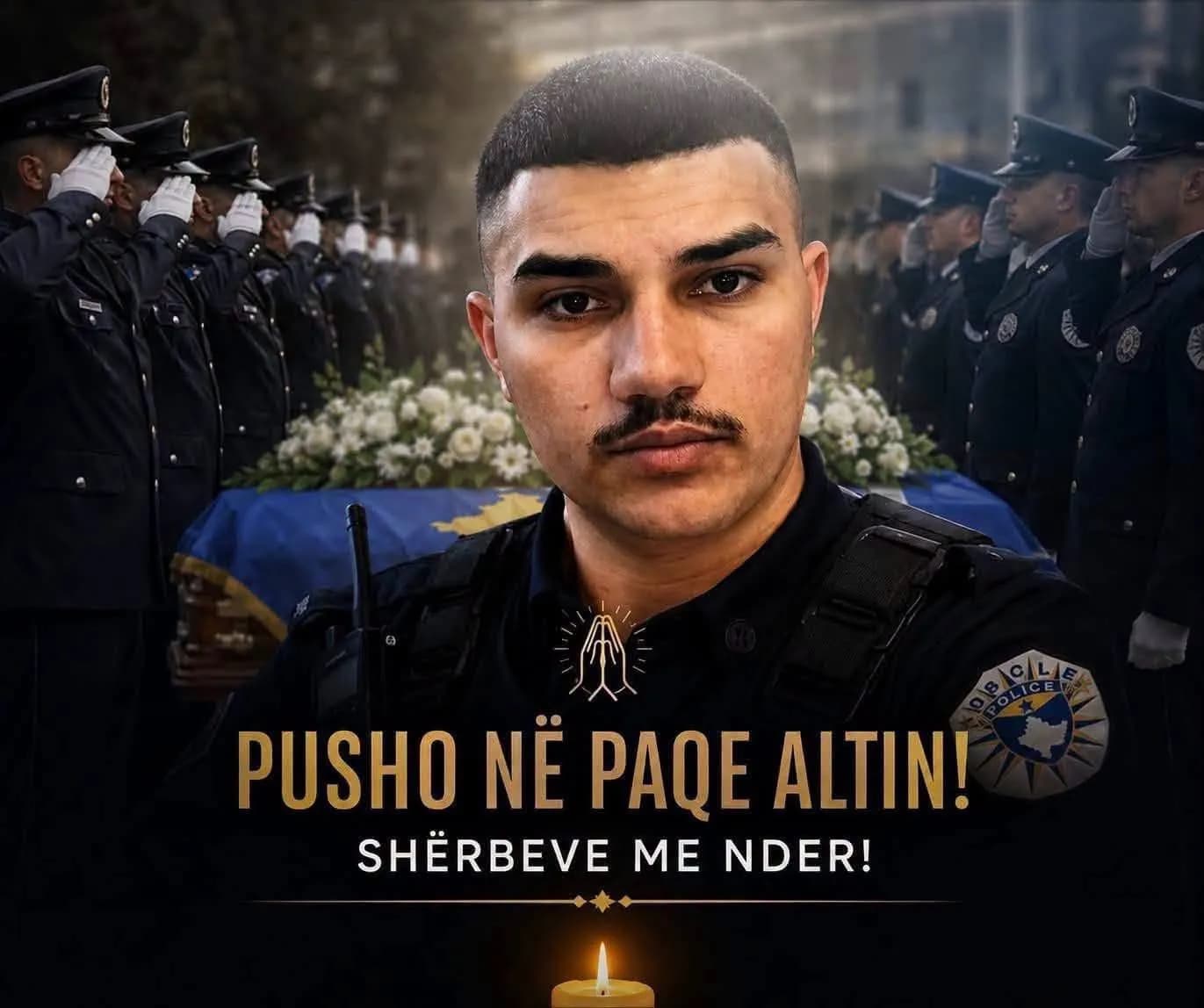 Ja se kur do të varroset polici Altin Kryeziu