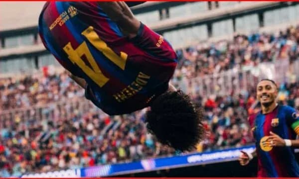 Barcelona dominon Feyenoordin në pjesën e parë, Raphinha dhe Adeyemi vendosin 2-0 në Camp Nou