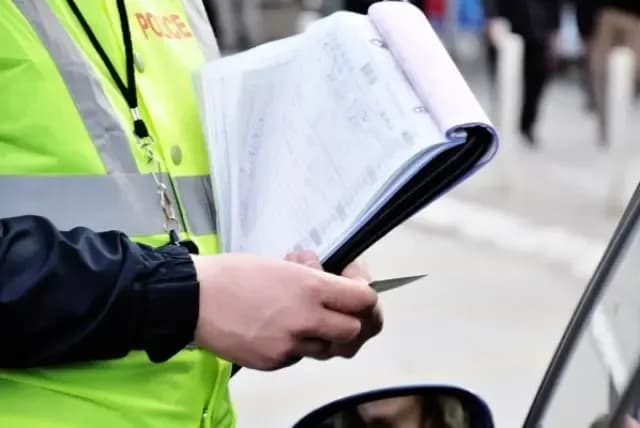 Policia identifikon dhe gjobit shoferin për vozitje të rrezikshme në Malishevë