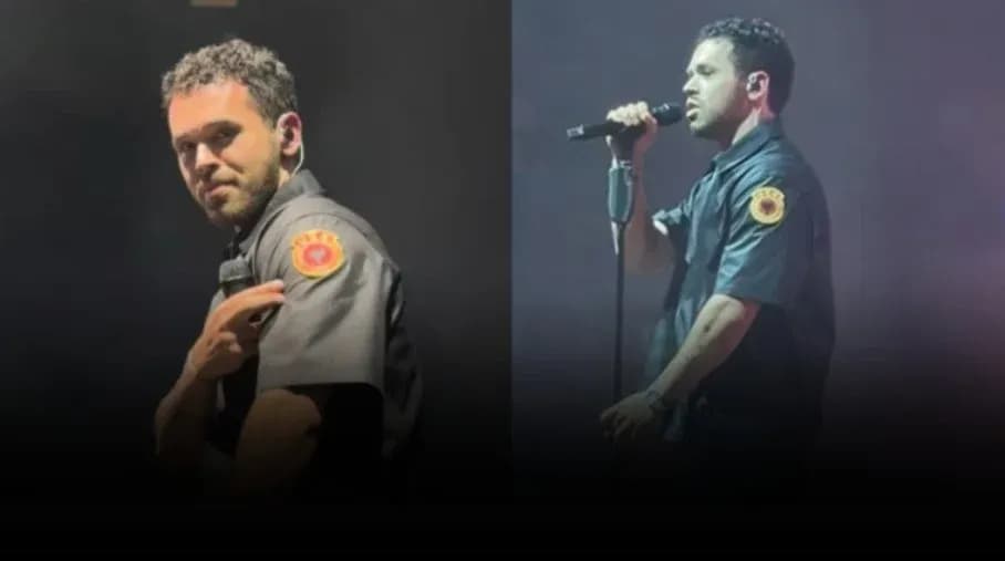 Me emblemën e UÇK-së në skenë, Yll Limani emocionohet: Zemra e Kosovës është në Hagë, ata duhet të kthehen