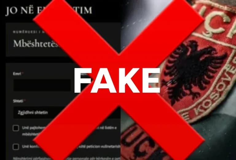 Raportohet se peticioni në emër të“Liria ka emër” është i rremë, nuk ka asgjë zyrtare