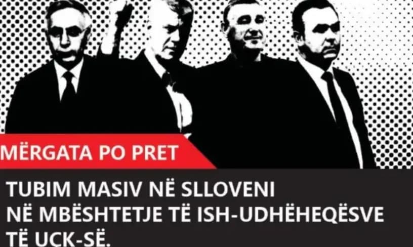 Mërgimtarët në Slloveni paralajmërojnë protestë paqësore në përkrahje të ish-krerëve të UÇK-së në Hagë