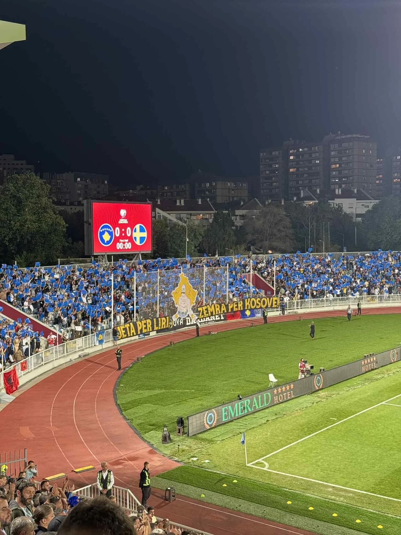 Nis ndeshja në mes Kosovës dhe Suedisë