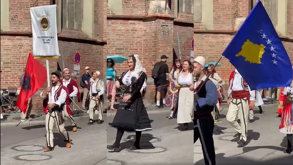 Tradita shqiptare ‘pushton’ Oktoberfestin gjerman
