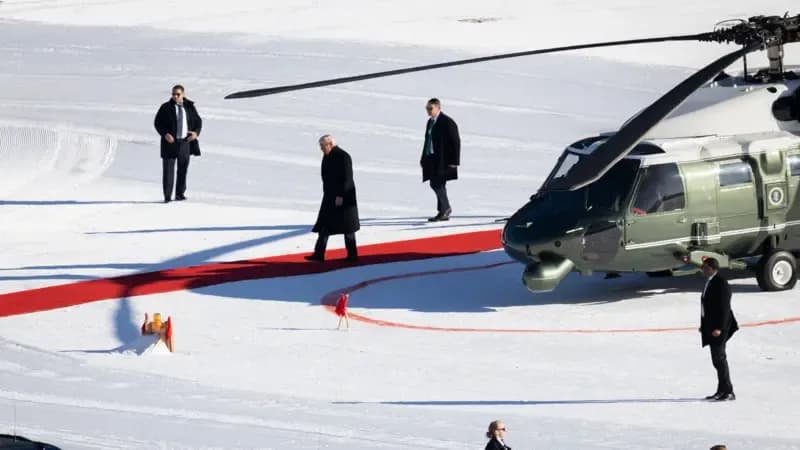 Trump mbërrin në Davos
