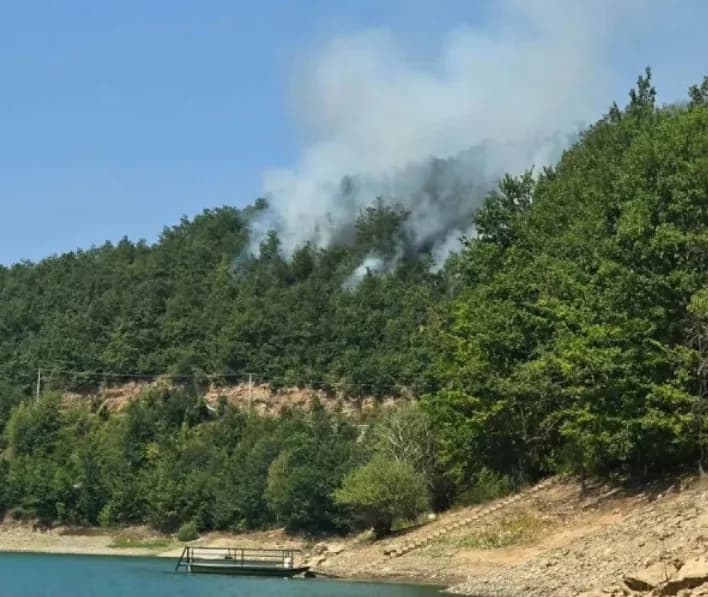 Përfshihen nga flakët malet afër Ujmanit