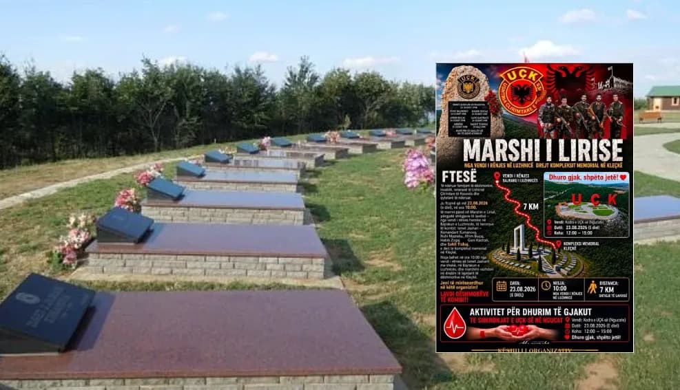 Organizohet marsh i lirisë nga Bajraku i Luzhnicës deri në Kleçkë