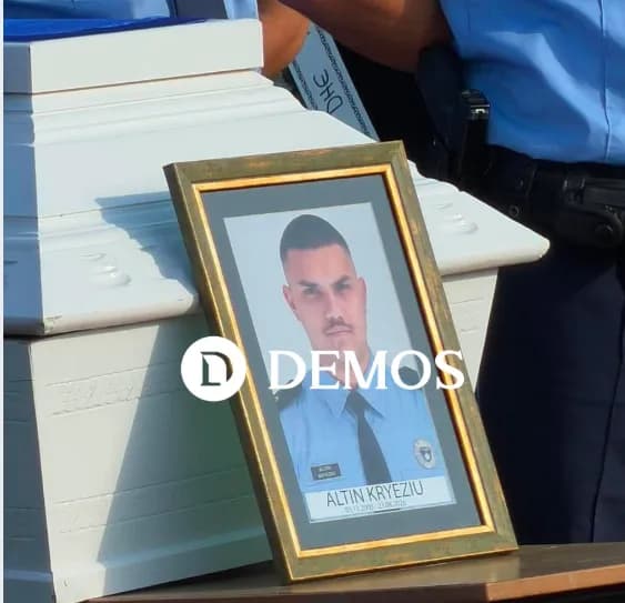 Me nderime të larta shtetërore i jepet lamtumira e fundit policit Altin Kryeziu