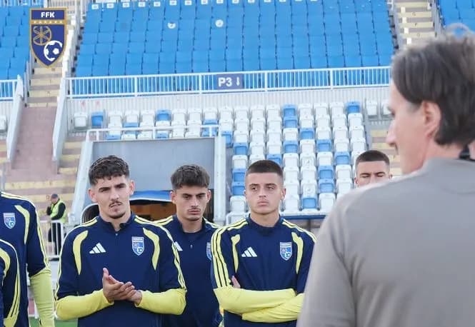 U-21shat e Kosovës mbajnë stërvitjen e fundit para ndeshjes kualifikuese me Qipron