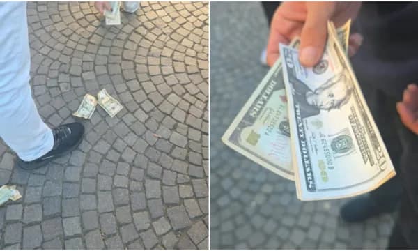 Protestuesit ironizojnë me premtimin e Ramës, u hedhin policëve dollarë fals