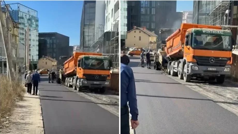 Nis asfaltimi i rrugës “Muharrem Fejza” në Prishtinë