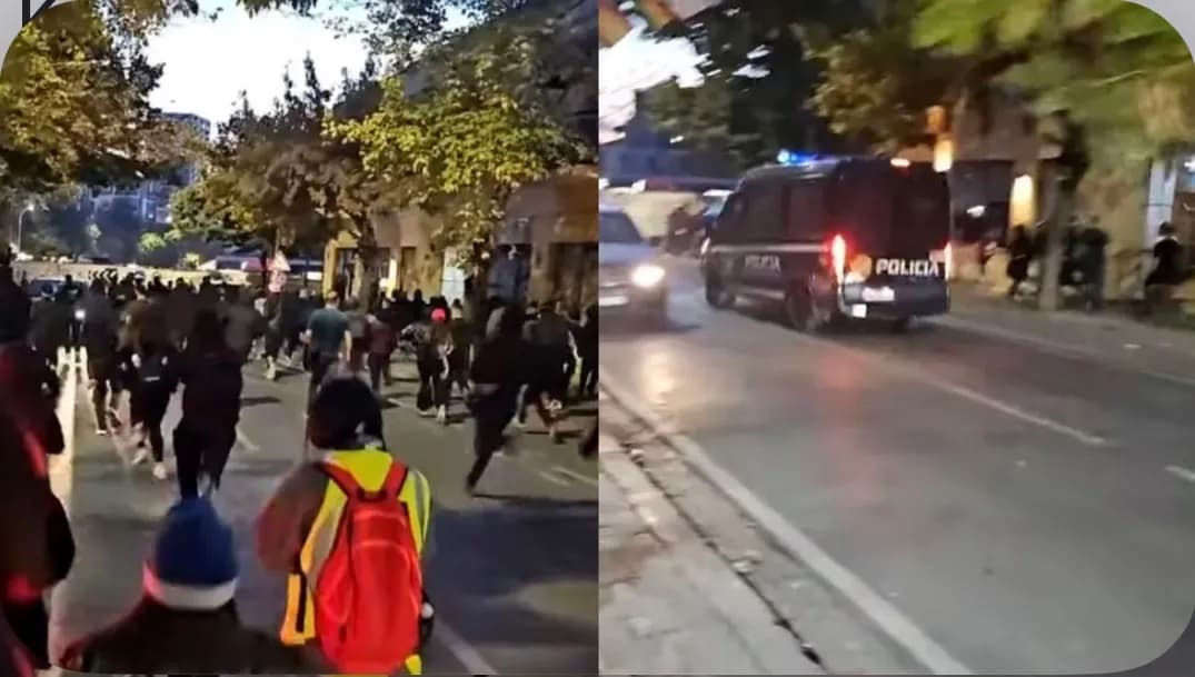 Kaos në Tiranë, policia ndjek me makina në rrugë protestuesit
