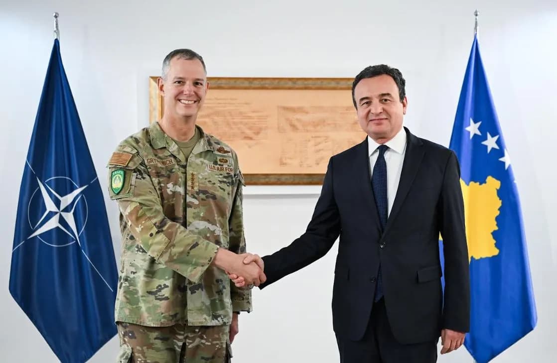 Kurti pret në takim komandantin Grynkewich: Kosova e çmon rolin e NATO-s për çlirimin e vendit