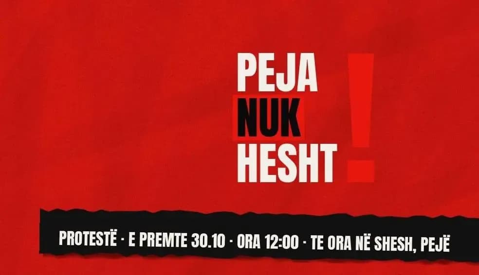 “Peja Nuk Hesht” - proteston të premten për Arlindën