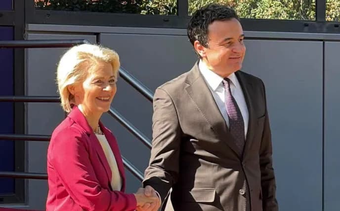 Ursula von der Leyen takohet me Kurtin