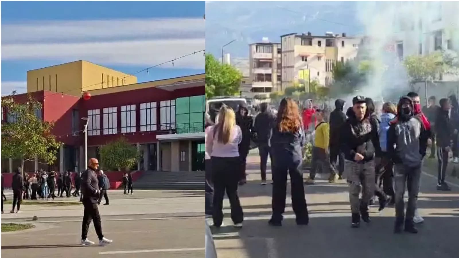 Zgjerohet harta e protestës, nisin shoqërimet në Burrel, thyhen xhamat e Pallatit të Kulturës në Laç