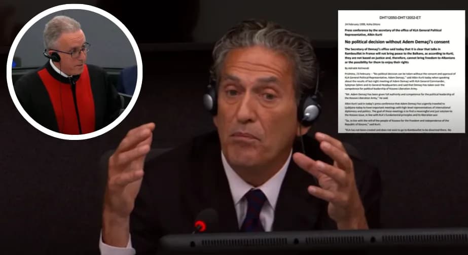 Avokati ia shfaq diplomatit amerikan një deklaratë të Albin Kurtit për rolin e Thaçit në luftë – kështu përgjigjet James Rubin