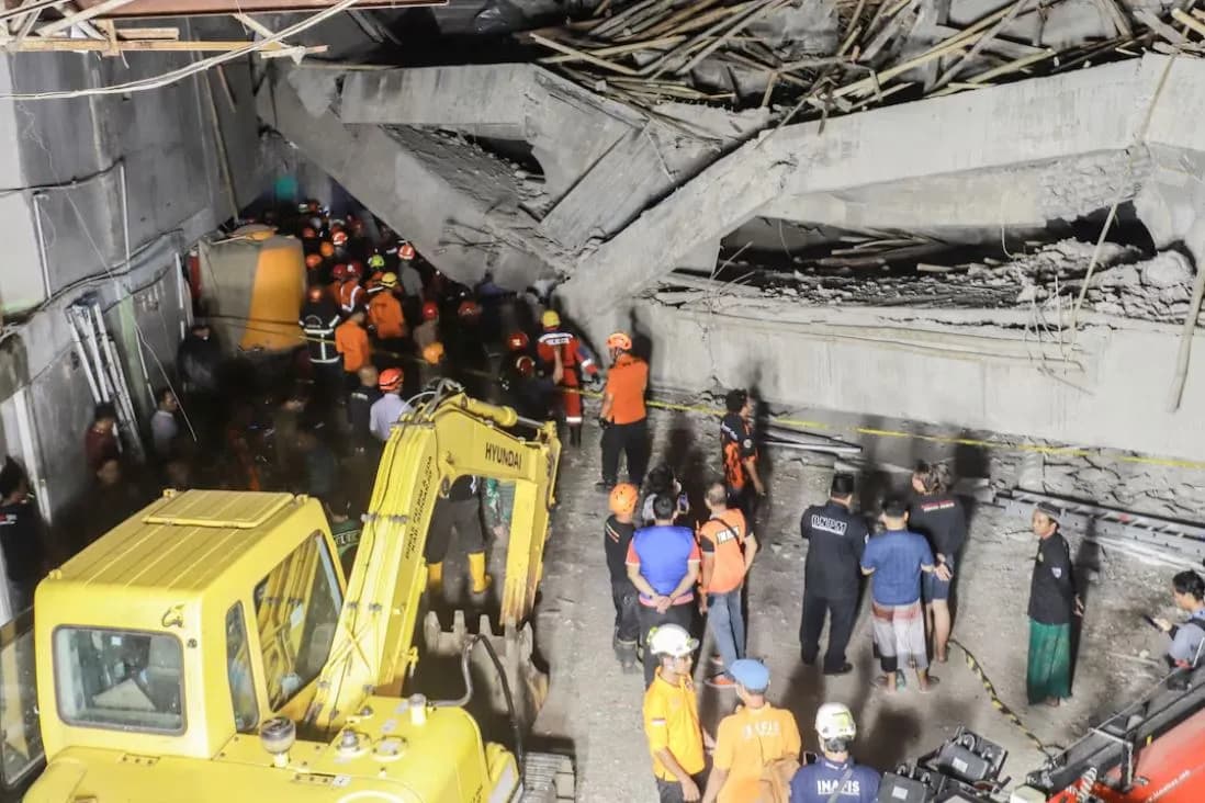 Tragjedi: Shembet një medrese në Indonezi, tre të vdekur e dhjetëra të zhdukur