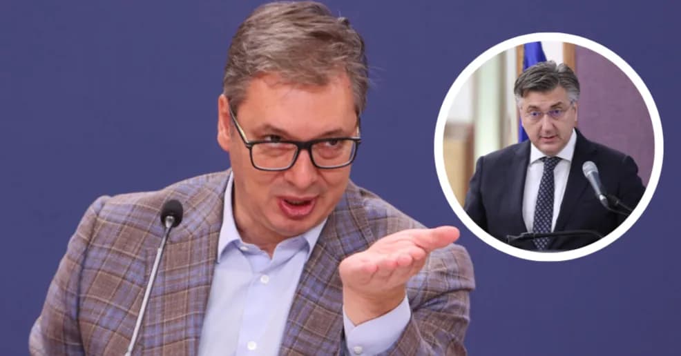 Vuçiqi i reagon kryeministrit kroat që tha se Serbia është buzë luftës civile: Po synon të na dëmtojë imazhin, ne po rritemi