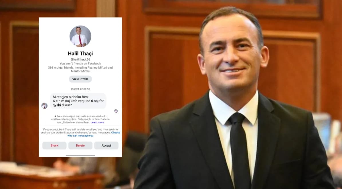 “A e pimë naj kafe, far qyshi, dikun?”, e akuzoi për tenderë – Halil Thaçi i VV-së i shkruan biznesmenit për t’u takuar fshehurazi