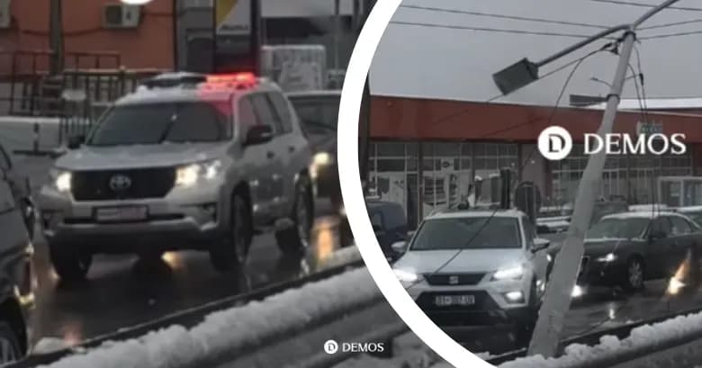 Bora po rrëzon shtylla elektrike në Kosovë, bie një në Vragoli, KEDS: Kemi probleme gjithandej
