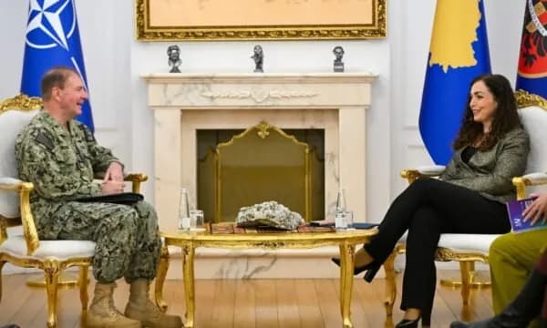 Osmani takon Admiral Munsch: Marrëdhënia me KFOR-in, jetike për stabilitetin në Kosovë