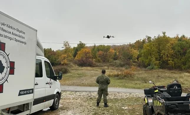 Ekipet e Kërkim-Shpëtimit dhe njësia e dronëve me operacion në Gjilan – po kërkohet një person i zhdukur