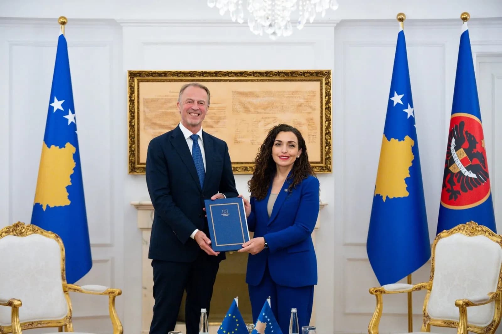 Osmani pranoi Raportin për Kosovën 2025 nga Komisioni Evropian