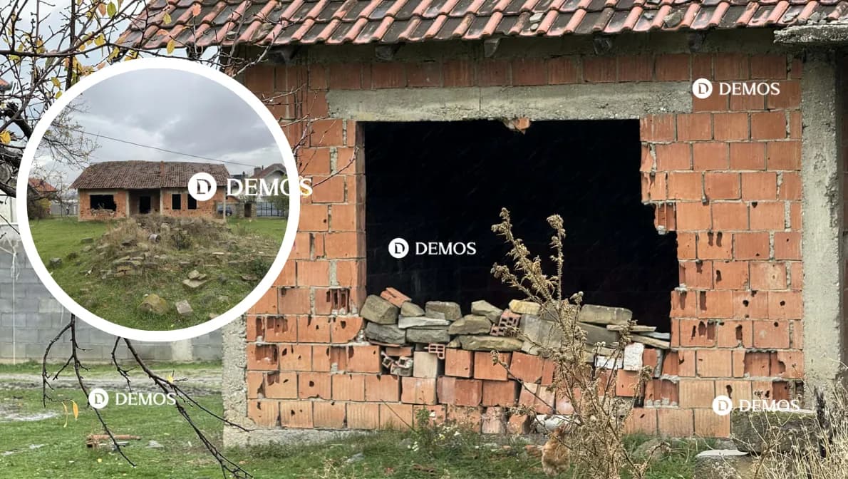 Pamje: Kjo është shtëpia e pabanuar ku u kap i dyshuari për vrasjen e dyfishtë në Gollubovc të Malishevës