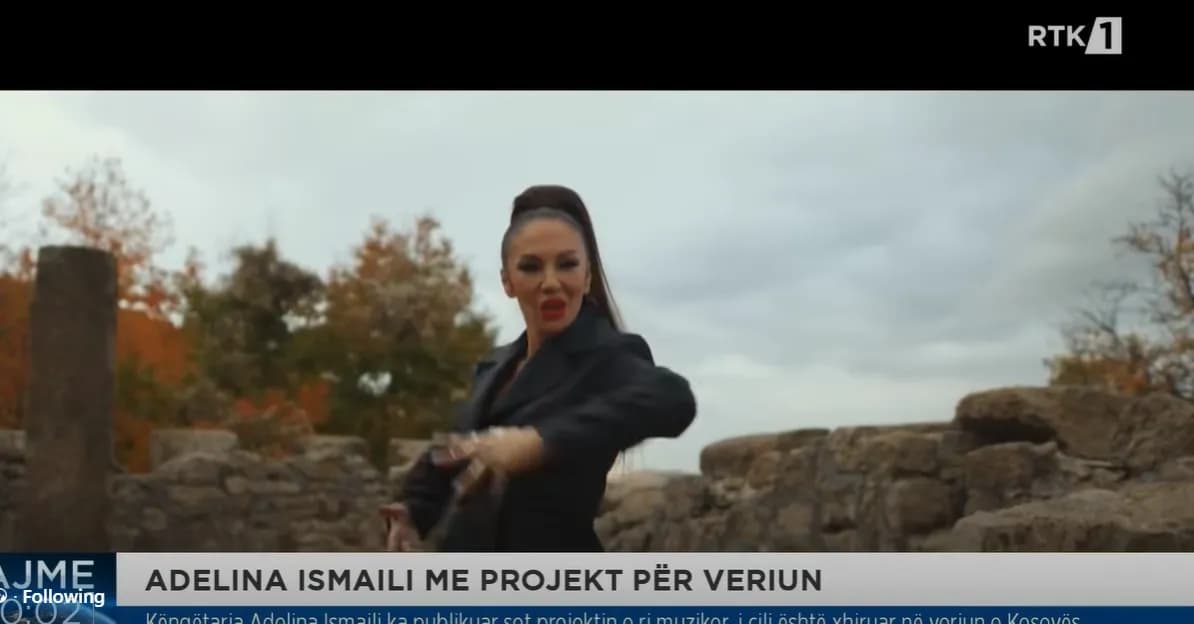 RTK në edicion qëndror të lajmeve jep lajmin e një projekti muzikor të Adelina Ismailit, të realizuar në veri