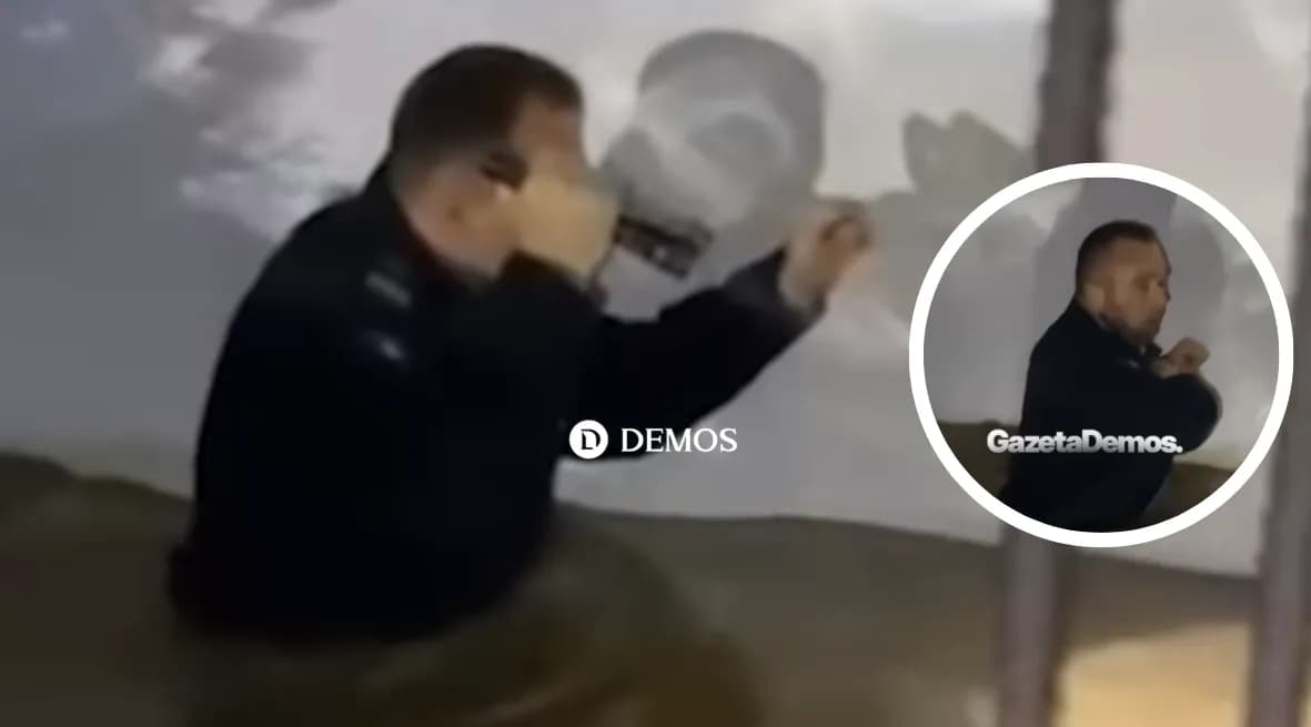 Vërshimet në Gjilan, mbesin të ngujuar dy të moshuar të paralizuar – momenti kur intervenojnë dy policë