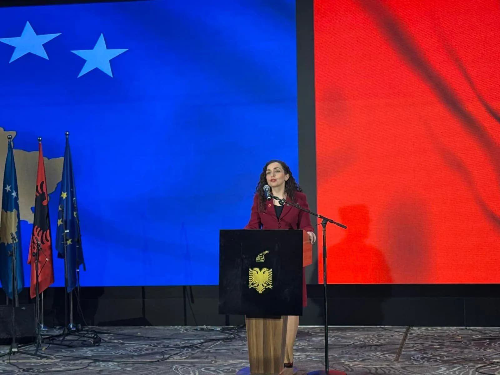 Vjosa Osmani: Të ndara në harta, por të bashkuara në zemra, vendet tona po afrohen drejt BE-së