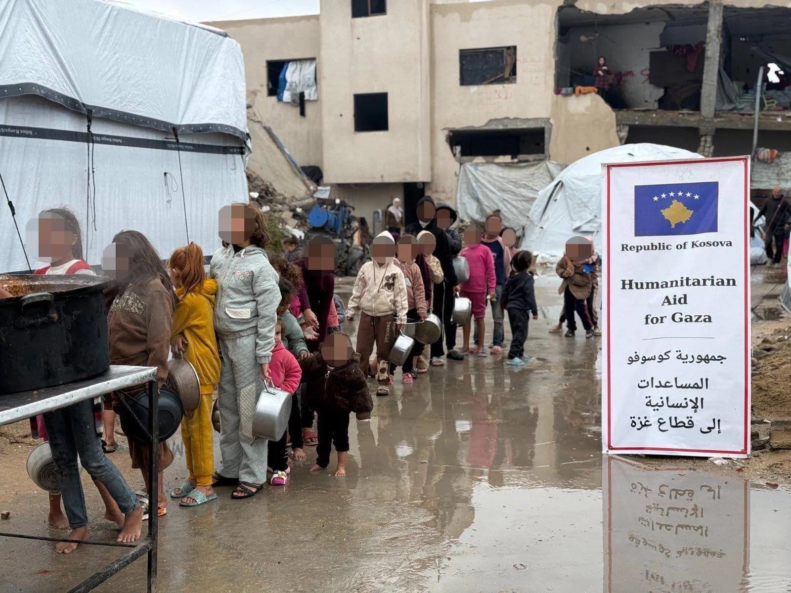 Ndihma humanitare e Kosovës mbërrin në Gaza, nis shpërndarja për familjet në nevojë