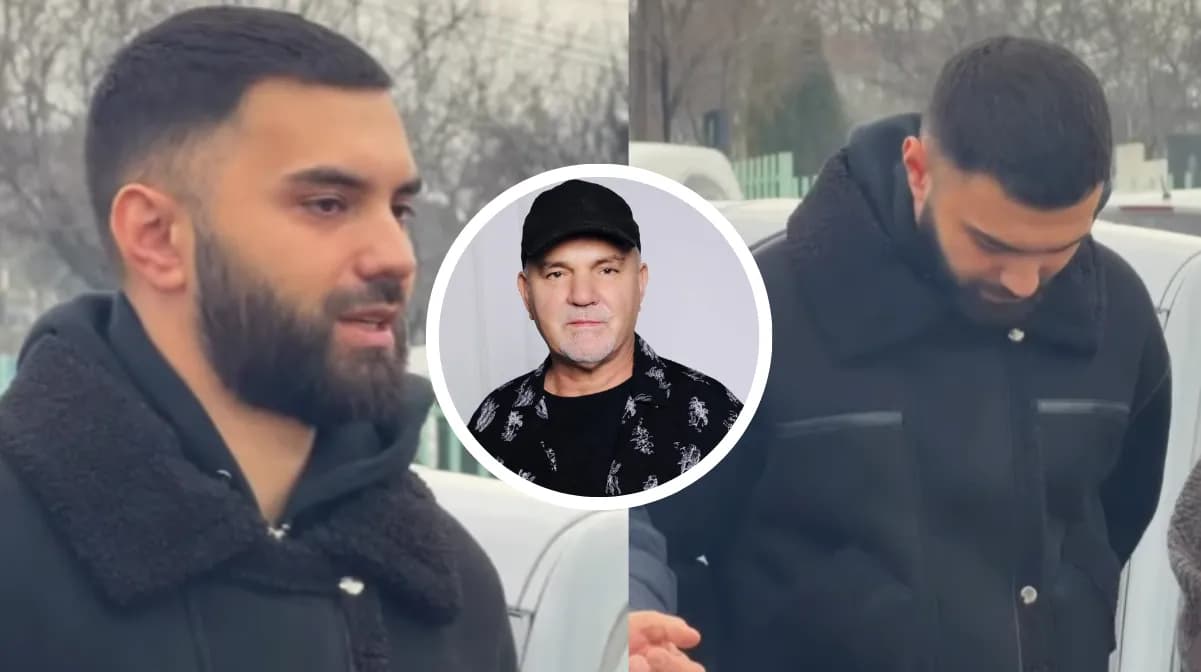 Pamje nga ceremonia e varrimit të Shemit, djali i tij pret të afërmit për ngushëllime