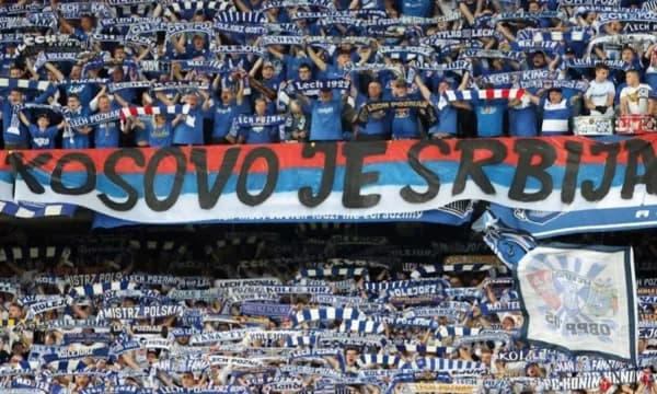 Klubi polak dënohet nga UEFA, shkaku i banerit “Kosova është Serbi”