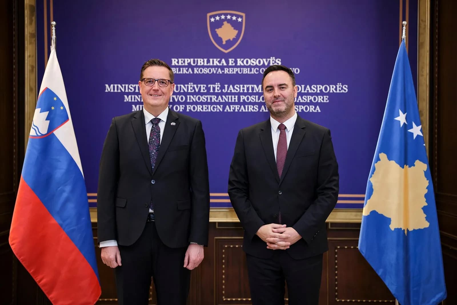 Kosova dhe Sllovenia forcojnë bashkëpunimin për marrëdhënie të qëndrueshme