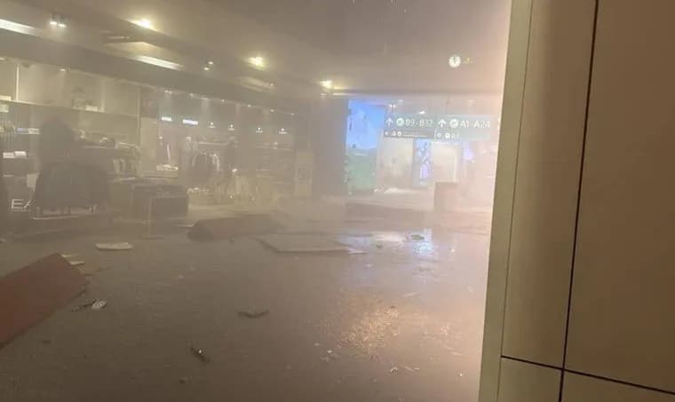Momenti kur sulmohet aeroporti Dubait, pasagjerët largohen