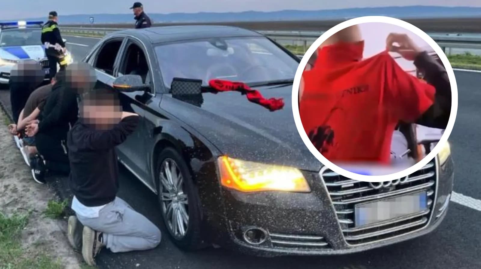 Publikohen pamjet: Serbia arreston katër shqiptarë për ekspozim të simboleve kombëtare në autostradë