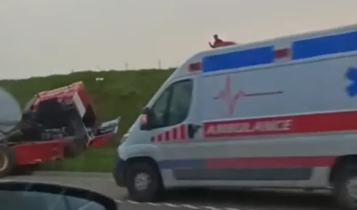 Lëndohet një person nga vetaksidenti me cisternën e naftës në autostradën “Ibrahim Rugova”