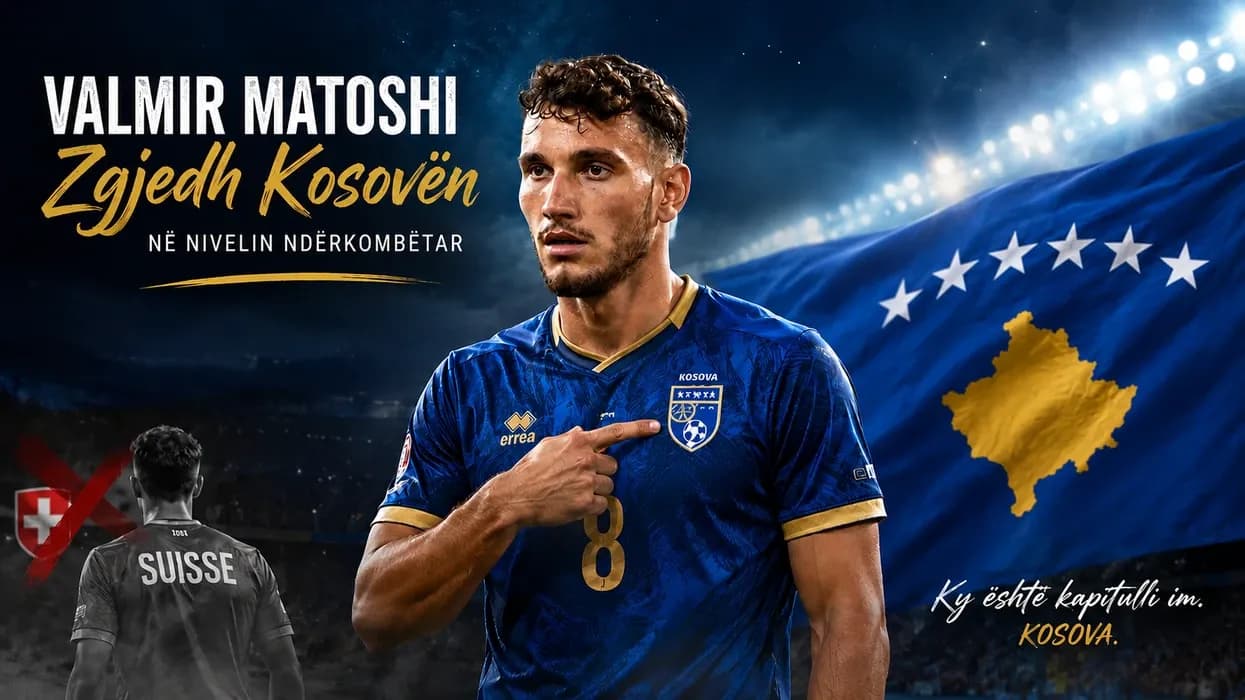 Fantastike: Valmir Matoshi e lë Zvicrën, zgjedh përfundimisht Kosovën në nivelin ndërkombëtar