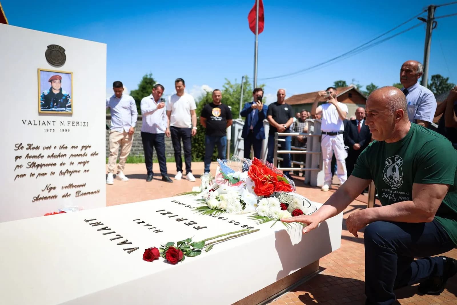 Haradinaj përkujton luftëtarët e Batalionit Gardist “Shkelzen Haradinaj”
