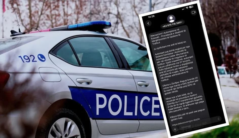 KUJDES- Mesazhe mashtruese përmes telefonit, mos jepni të dhënat e juaja kinse për gjoba
