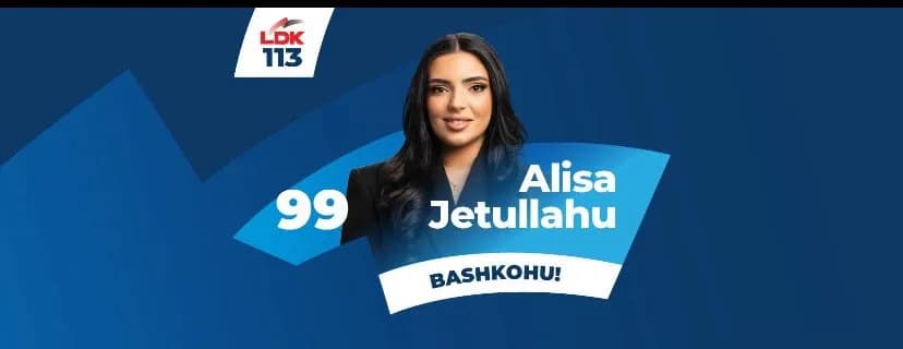 Kush është Alisa Jetullahu, 99-shi në listën e LDK-së?