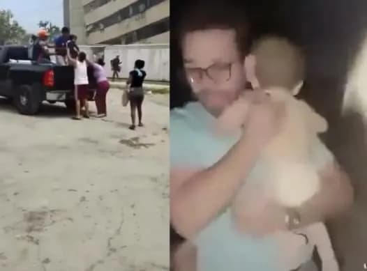 Foshnja nxirret e gjallë nga rrënojat pas tërmetit shkatërrues në Venezuelë (VIDEO)