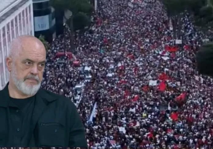 Kërkesat e protestuesve në Shqipëri, Rama reagon me akuza: E lexoi zëdhënësi i interesave të Iranit