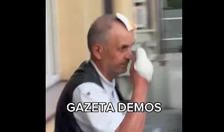 Pamje: Momenti kur dje i dyshuari që erdhi nga serbia ua shfaqi gishtin e mesëm qytetarëve