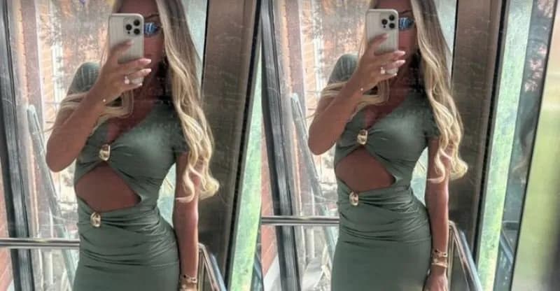 Adelina Tahiri elegante në pozën e fundit para pasqyrës