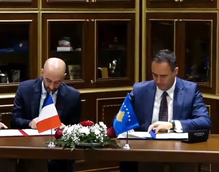 Franca dhe Kosova nënshkruajnë marrëveshje për drejtësinë, arsimin dhe Lojërat Mesdhetare